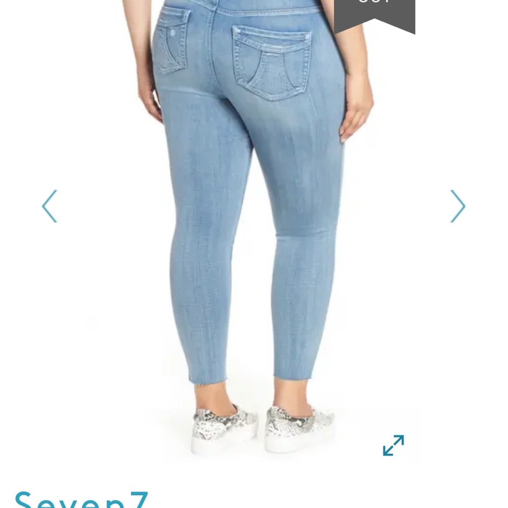Seven 7 Jeans Plus, Midrise Ankle skinny 24W, NWT